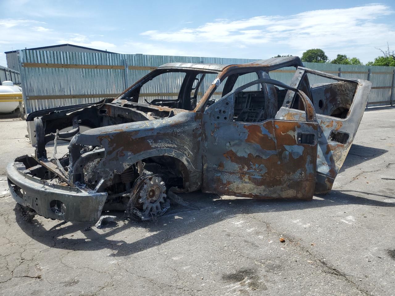 2009 Ford F150 Supercrew за продажба в Rogersville, MO - Burn