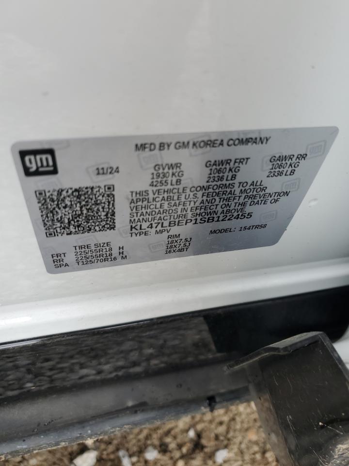 2025 Buick Envista Sport Touring VIN: KL47LBEP1SB122455 Lot: 58861255