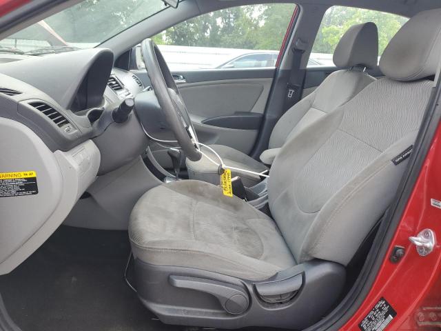  HYUNDAI ACCENT 2013 Red