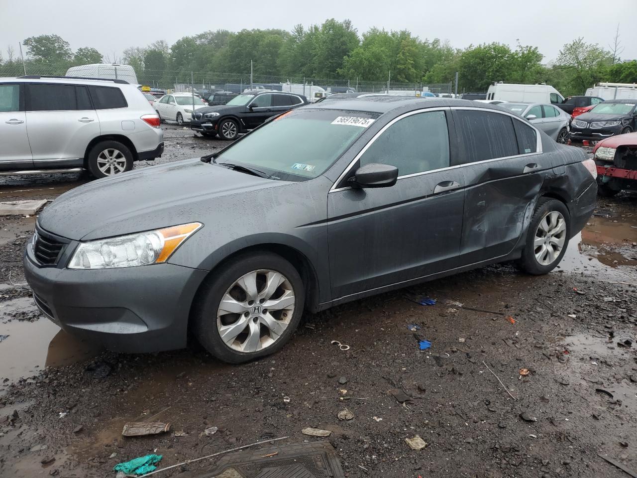 2008 Honda Accord Exl for Sale in Chalfont, PA - Side