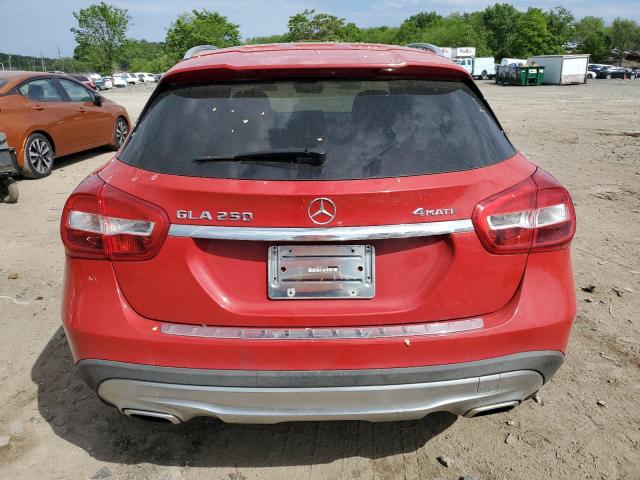 Parquets MERCEDES-BENZ GLA-CLASS 2016 Czerwony