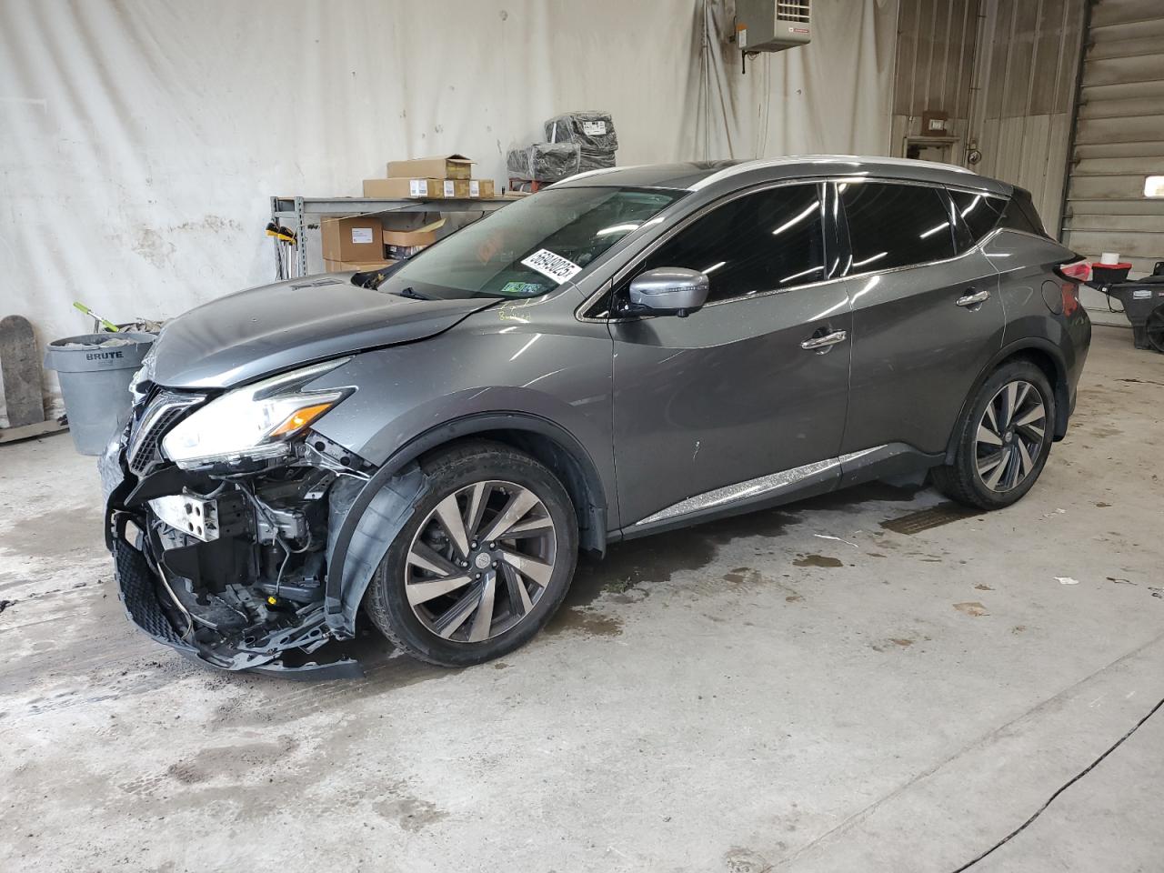2016 Nissan Murano S на продаже в York Haven, PA - Front End