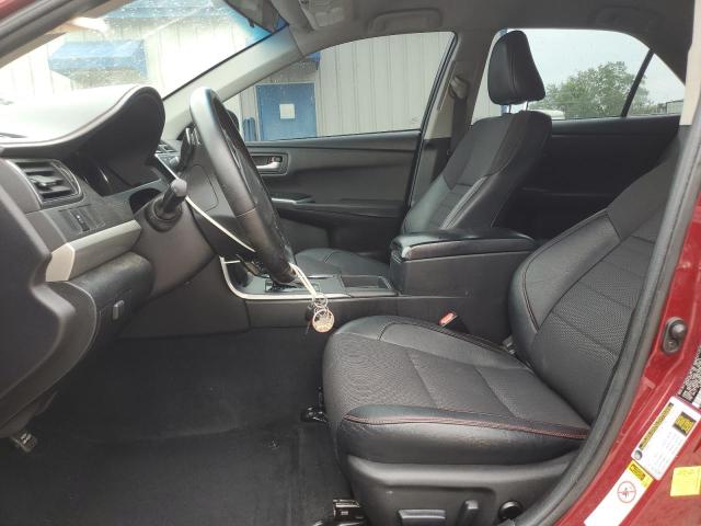  TOYOTA CAMRY 2016 Czerwony
