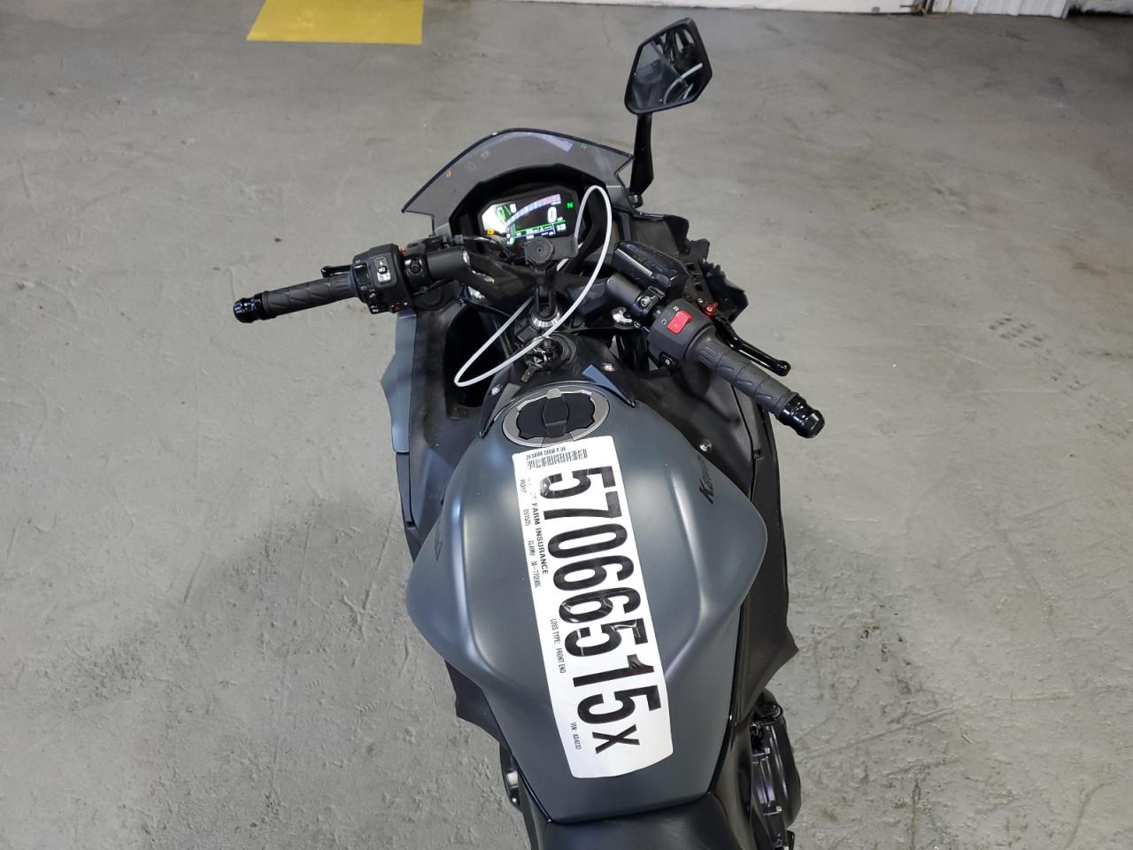 2024 Kawasaki Ex650 R VIN: ML5EXER13RDAD4233 Lot: 57066515