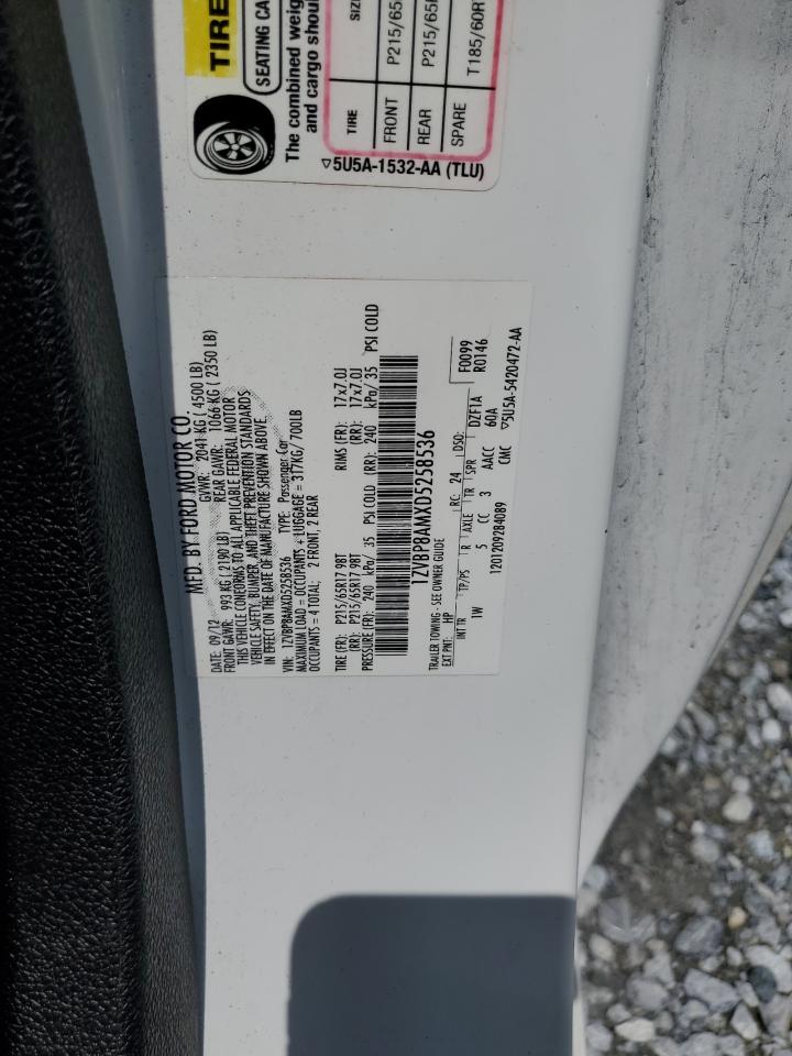2013 Ford Mustang VIN: 1ZVBP8AMXD5258536 Lot: 56878015