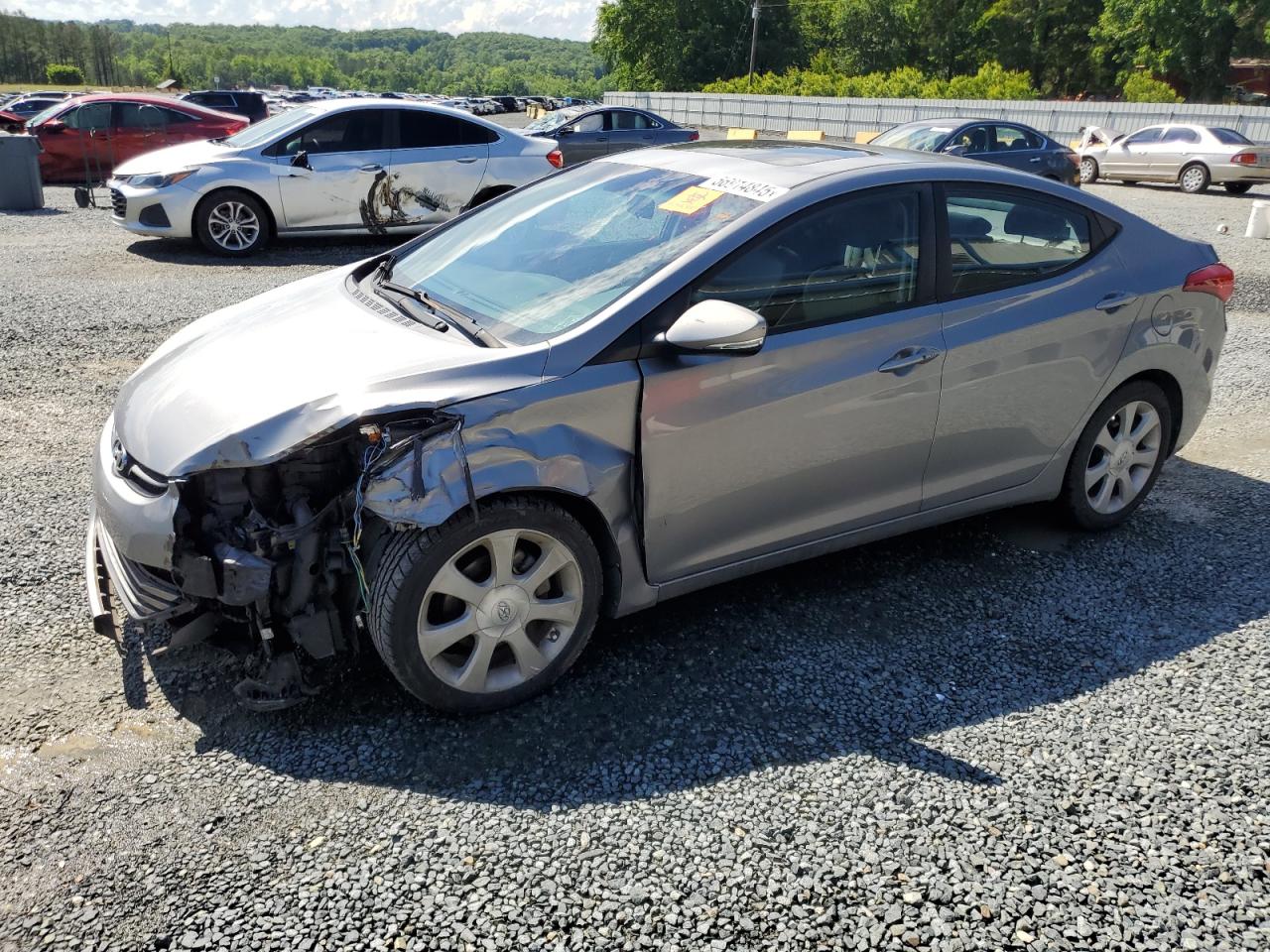 2012 Hyundai Elantra Gls na sprzedaż w Concord, NC - Front End