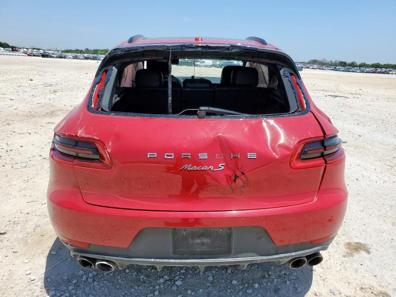  PORSCHE MACAN 2017 Red