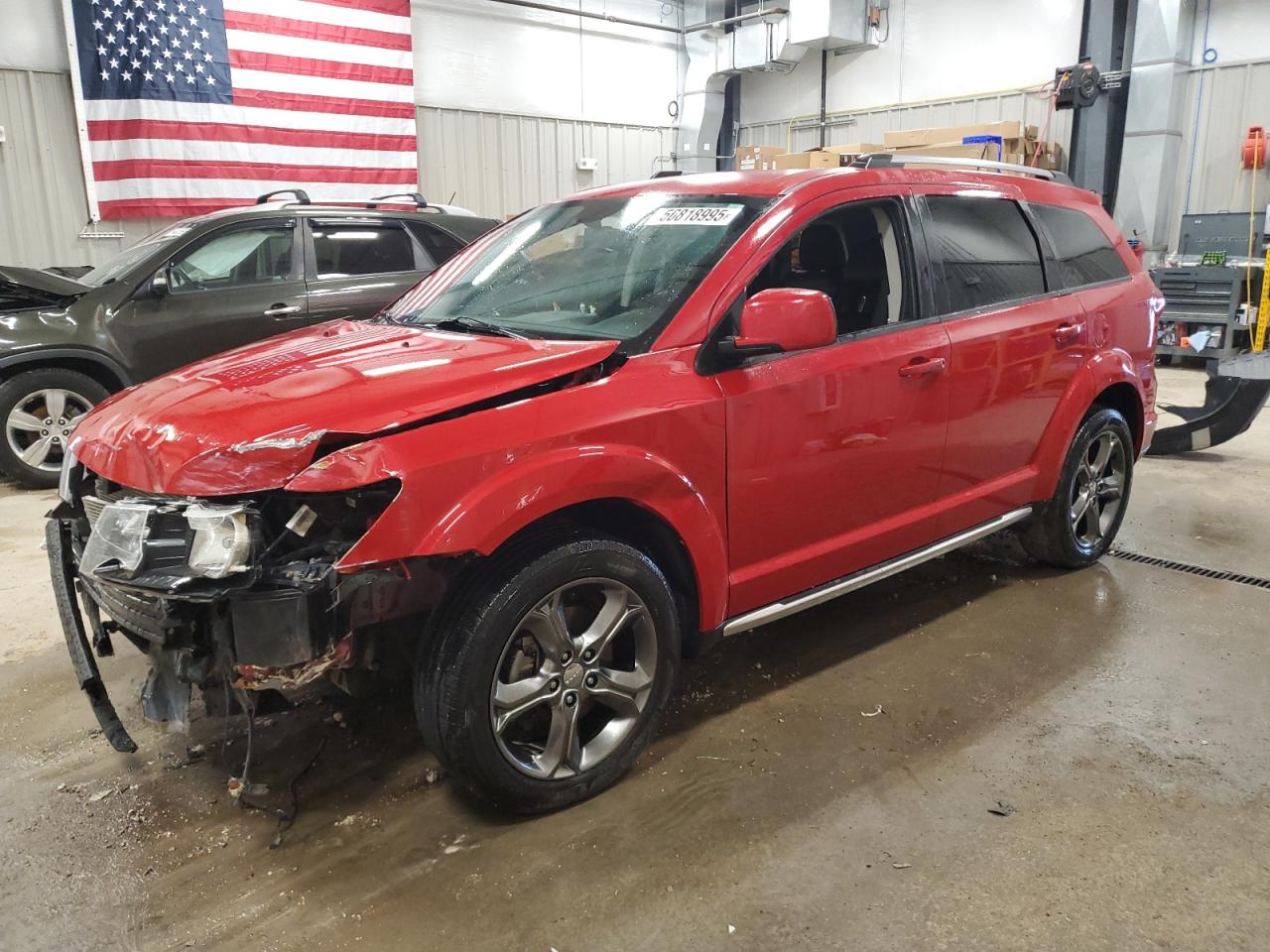 2015 Dodge Journey Crossroad იყიდება Casper-ში, WY - Front End
