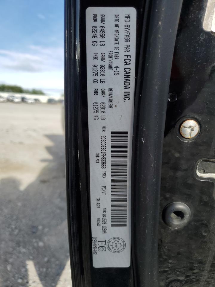 2015 Dodge Challenger Sxt Plus VIN: 2C3CDZBG1FH833668 Lot: 55239825