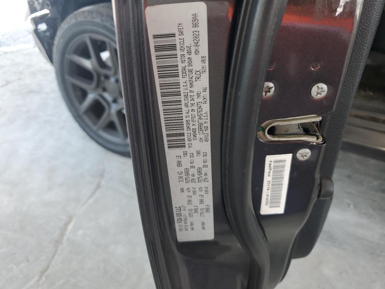 2017 Ram 1500 St VIN: 1C6RR6KT0HS763473 Lot: 55510985