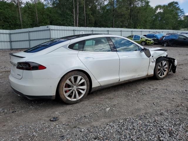 TESLA MODEL S 2015 White