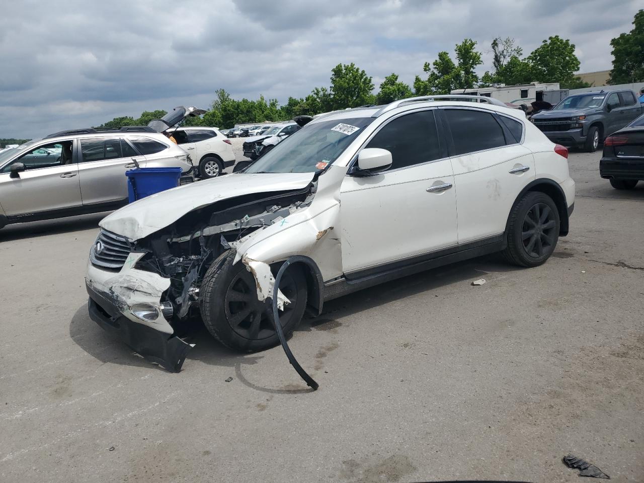 2013 Infiniti Ex37 Base for Sale in Bridgeton, MO - Front End
