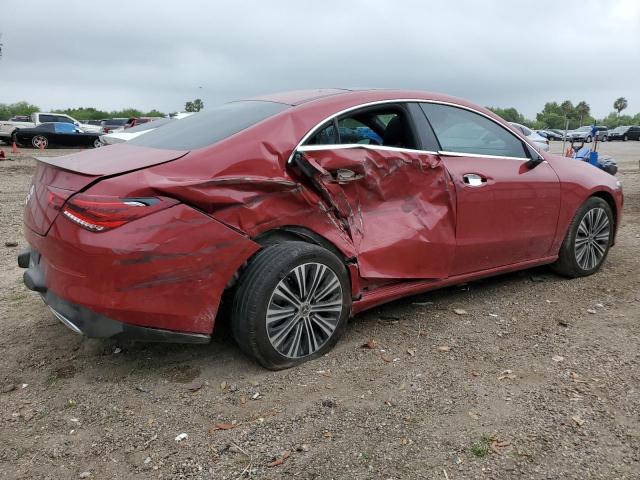  MERCEDES-BENZ CLA-CLASS 2021 Czerwony