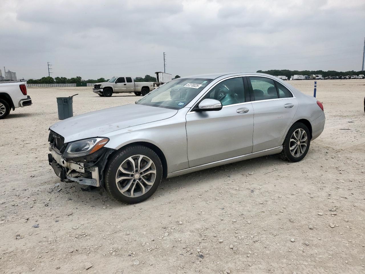 2015 Mercedes-Benz C 300 4Matic на продаже в New Braunfels, TX - Side
