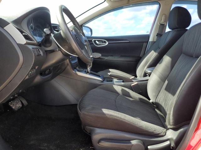  NISSAN SENTRA 2017 Czerwony