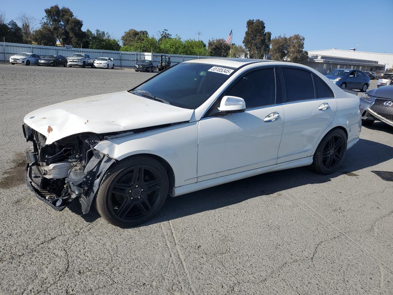 2009 Mercedes-Benz C 300 იყიდება Martinez-ში, CA - All Over