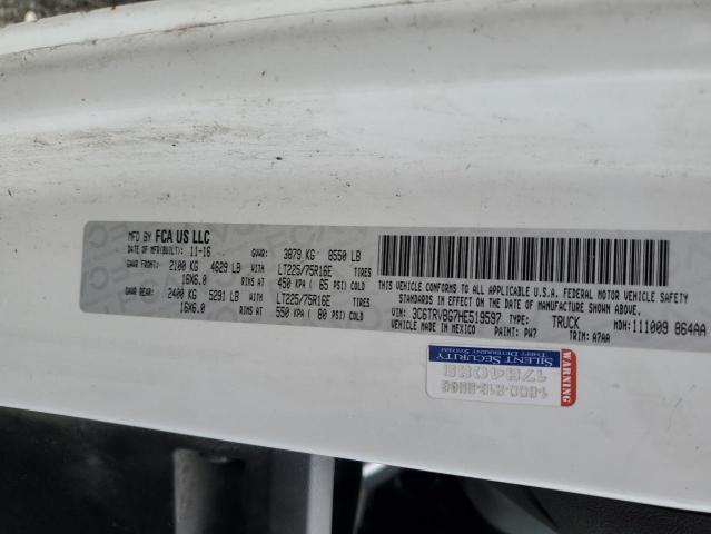 2017 RAM PROMASTER 1500 1500 HIGH