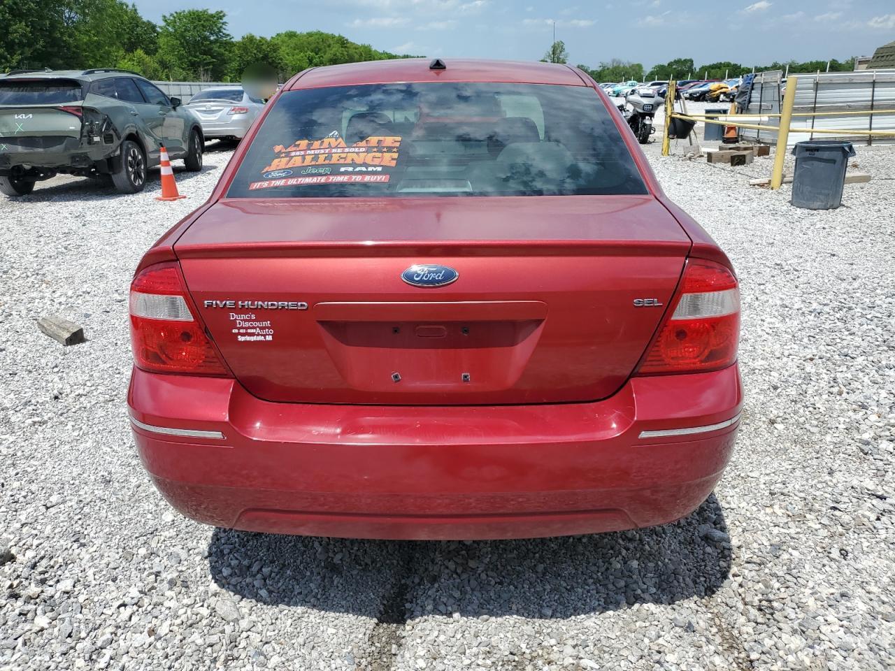 2007 Ford Five Hundred Sel VIN: 1FAFP24117G108882 Lot: 57325835