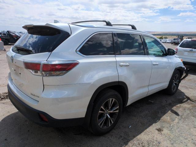  TOYOTA HIGHLANDER 2016 Белый