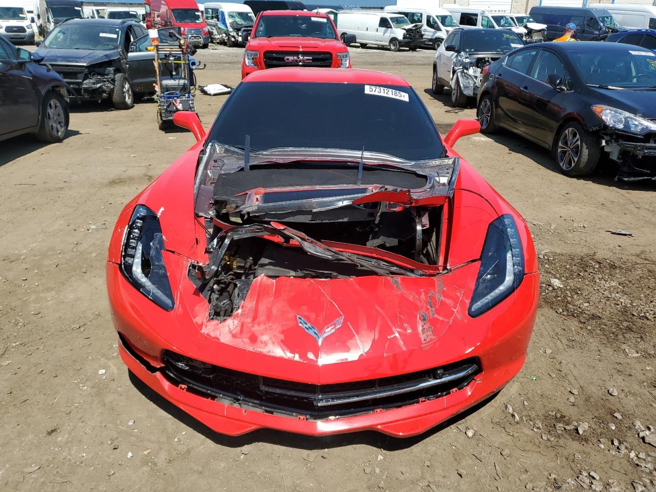 2017 Chevrolet Corvette Stingray 2Lt VIN: 1G1YD2D77H5111923 Lot: 57312185