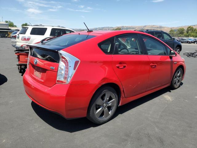  TOYOTA PRIUS 2015 Czerwony