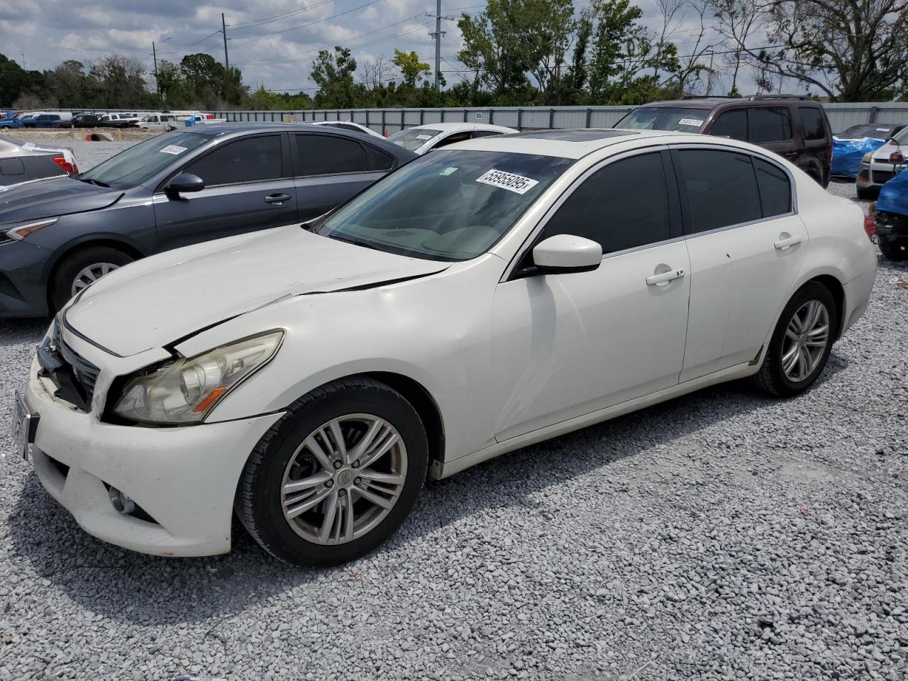 2012 Infiniti G37 Base იყიდება Riverview-ში, FL - Front End