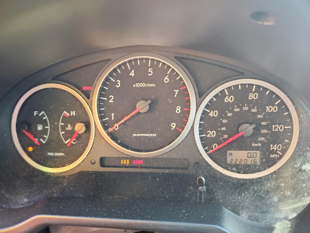 2002 Subaru Impreza Wrx VIN: JF1GD29602G504120 Lot: 58150135