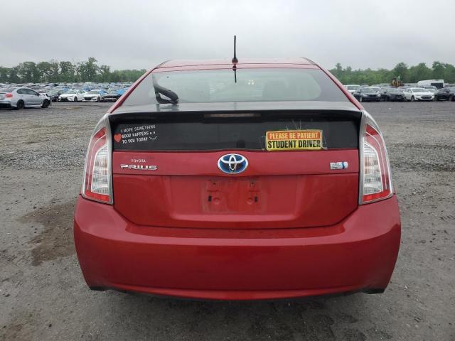 Hatchbacks TOYOTA PRIUS 2012 Red