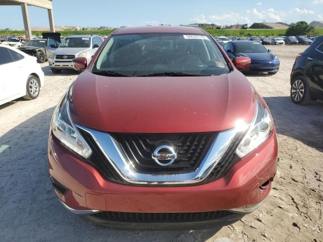  NISSAN MURANO 2017 Czerwony