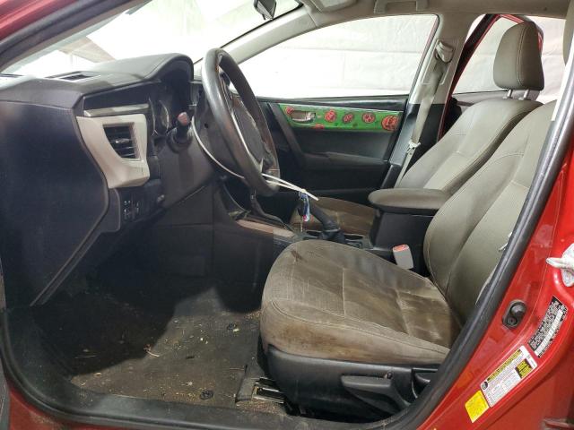 Седаны TOYOTA COROLLA 2016 Красный