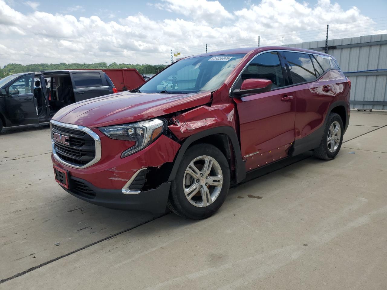 2018 Gmc Terrain Sle للبيع في Cahokia Heights، IL - Front End