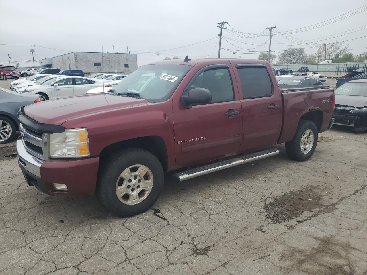2009 Chevrolet Silverado K1500 Lt de vânzare în Chicago Heights, IL - Side