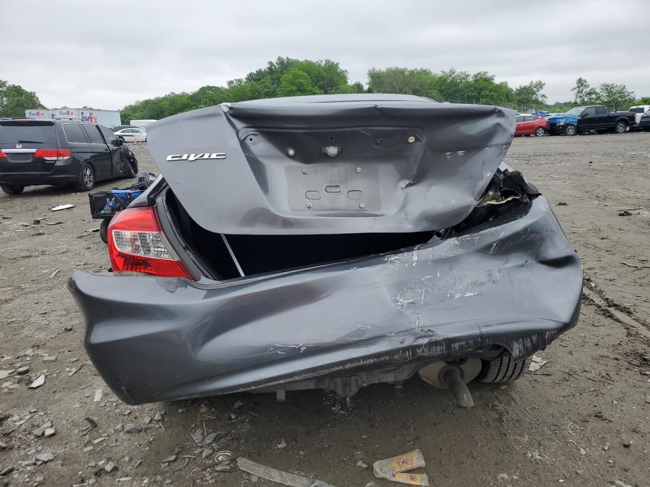 2012 Honda Civic Exl VIN: 2HGFB2F95CH576920 Lot: 56251745