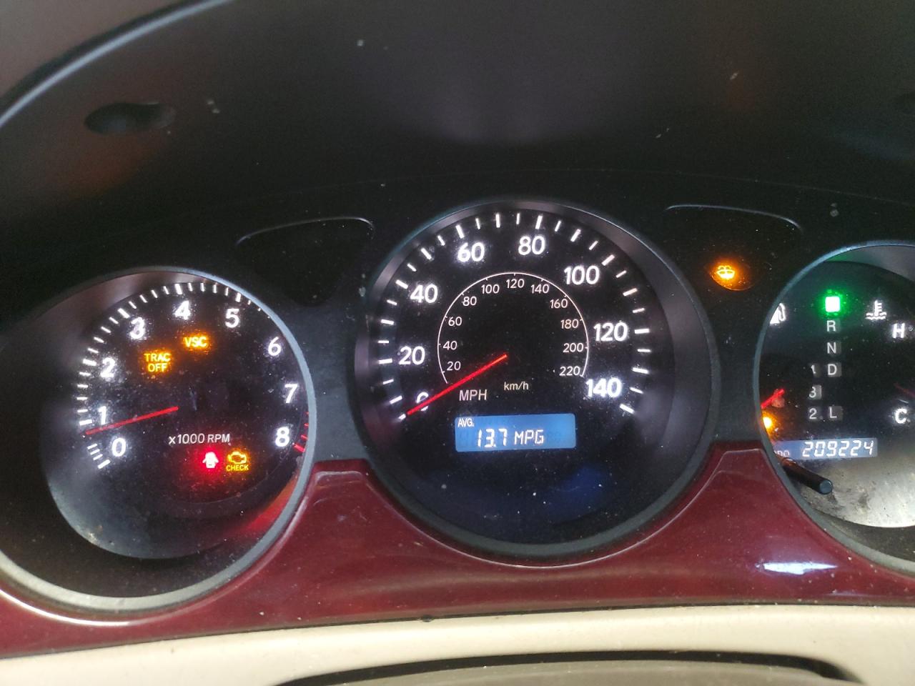 2004 Lexus Es 330 VIN: JTHBA30G240008772 Lot: 58542445