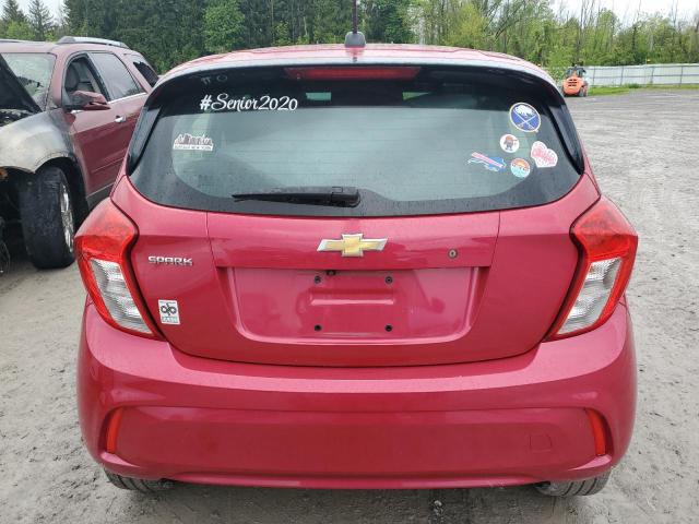  CHEVROLET SPARK 2020 Czerwony
