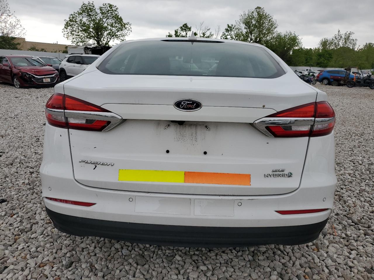 2019 Ford Fusion Se VIN: 3FA6P0LU6KR124884 Lot: 54027295