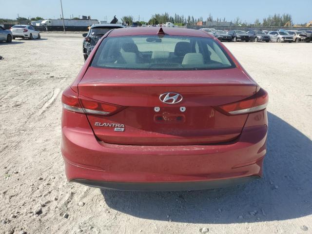 Sedans HYUNDAI ELANTRA 2017 Czerwony
