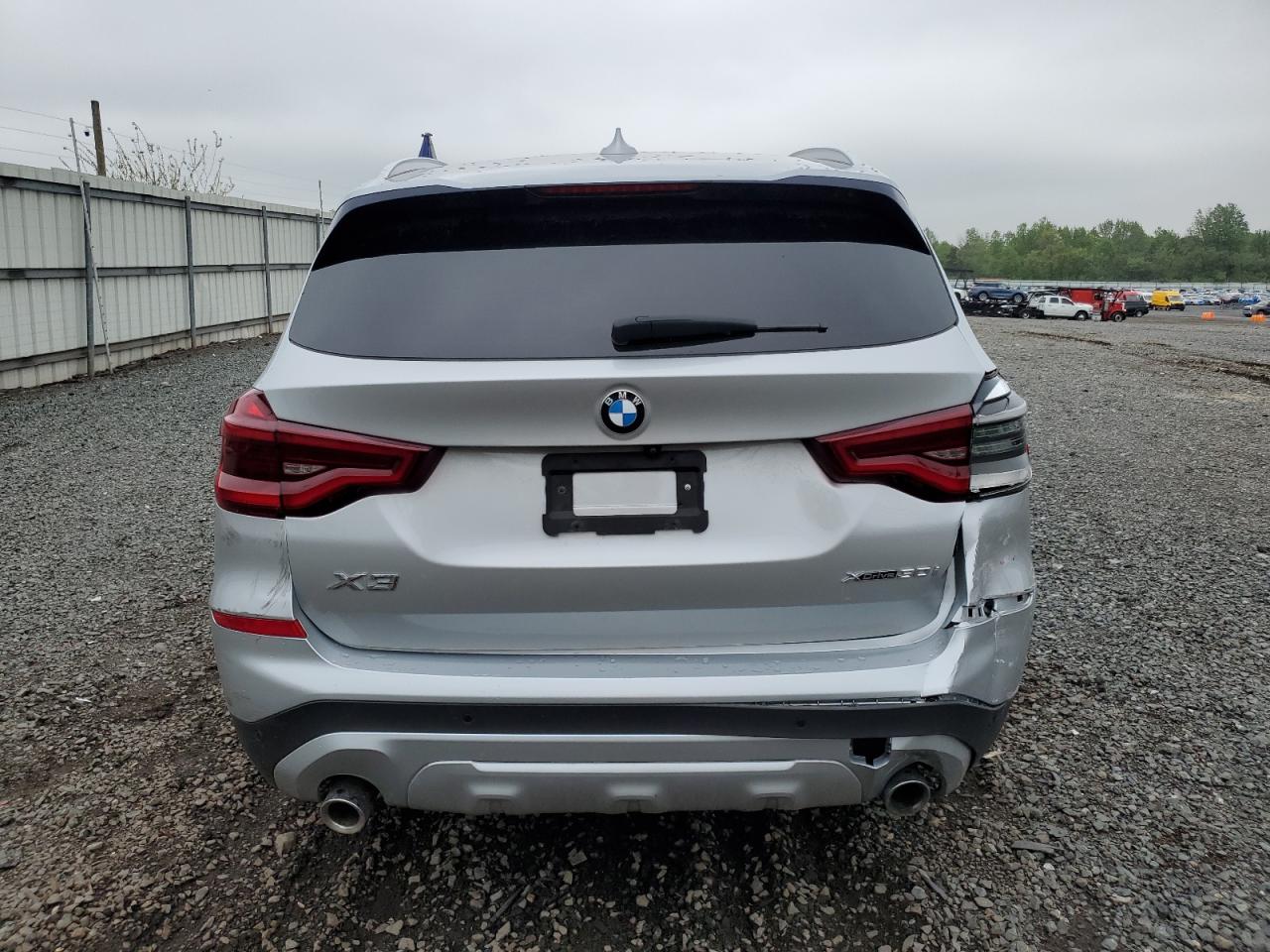 2021 BMW X3 xDrive30I VIN: 5UXTY5C09M9F20702 Lot: 54984375