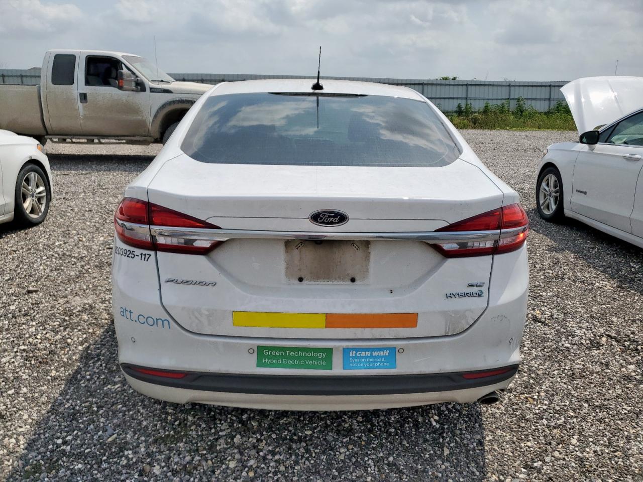 2017 Ford Fusion Se Hybrid VIN: 3FA6P0LUXHR409001 Lot: 54034855