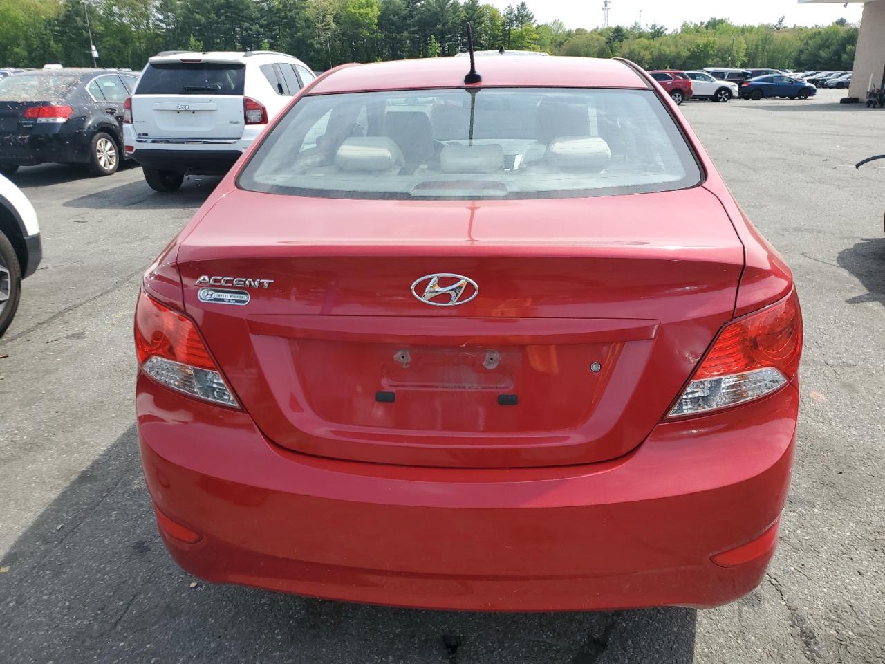 2014 Hyundai Accent Gls VIN: KMHCU4AE6EU761517 Lot: 56512765