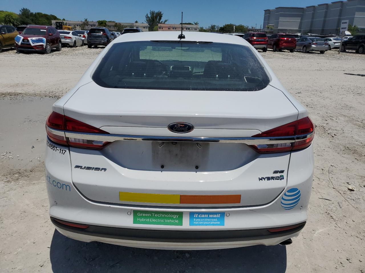 2017 Ford Fusion Se Hybrid VIN: 3FA6P0LU7HR410140 Lot: 54039155