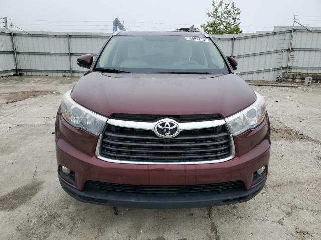  TOYOTA HIGHLANDER 2015 Bordowy