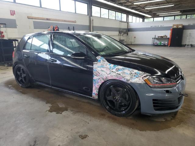 Hatchbacks VOLKSWAGEN GOLF 2017 Czarny