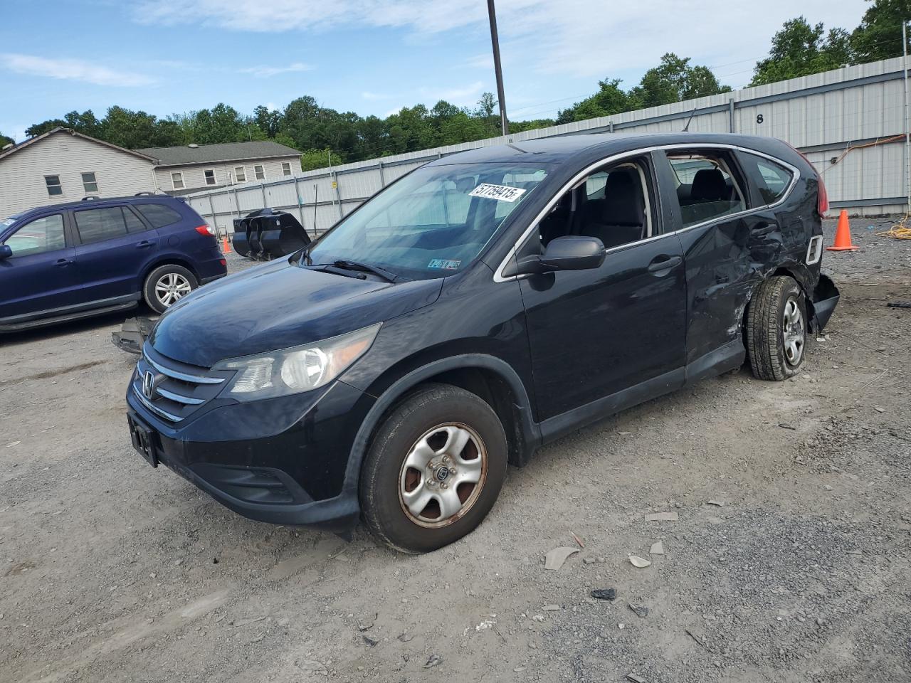 2014 Honda Cr-V Lx на продаже в York Haven, PA - Side