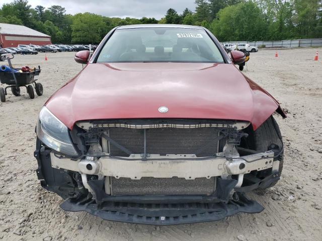 Седаны MERCEDES-BENZ C-CLASS 2016 Красный