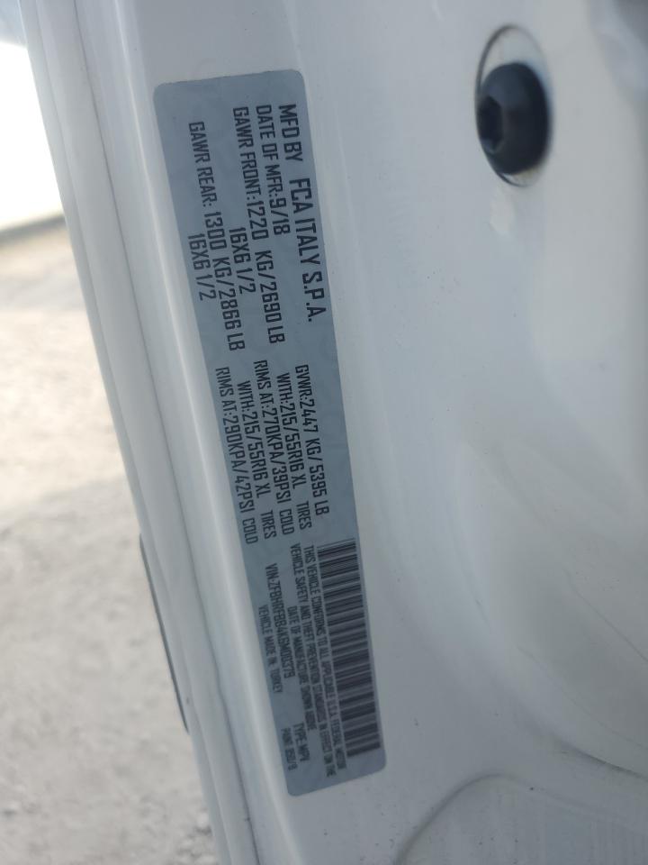 2019 Ram Promaster City Slt VIN: ZFBHRFBB4K6M00379 Lot: 56179495