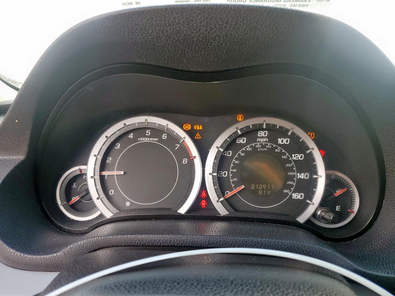 2009 Acura Tsx VIN: JH4CU25669C008334 Lot: 57267785