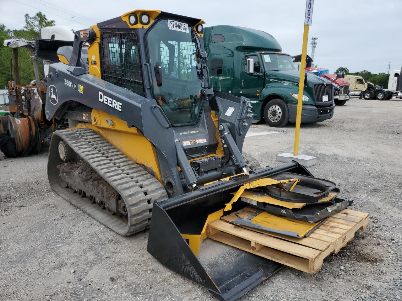 2025 John Deere 333 P-Tier Tracked Skid Steer Loader للبيع في Jacksonville، FL - Rear End