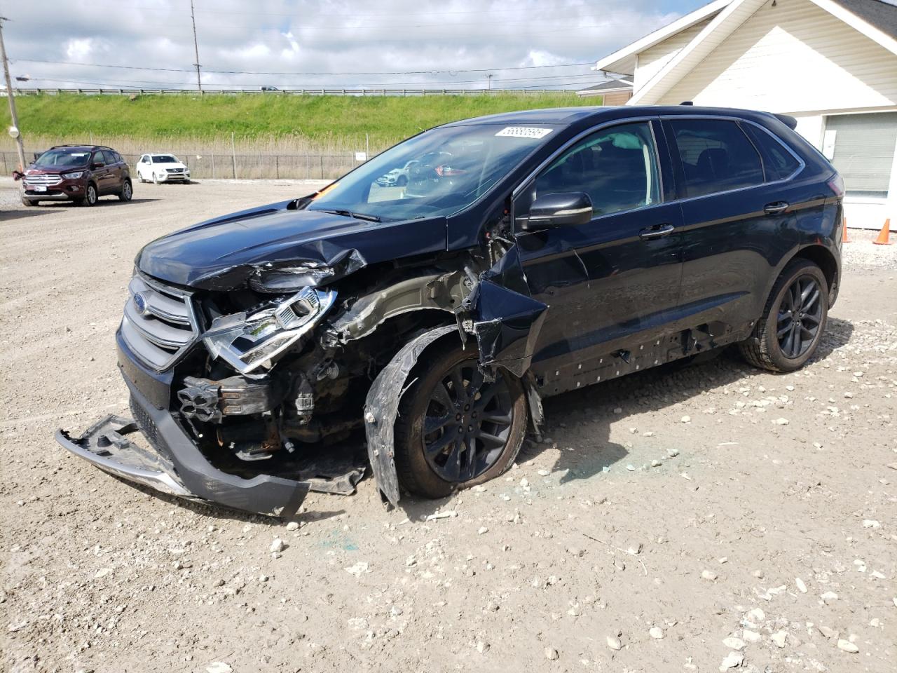 2017 Ford Edge Titanium zu verkaufen in Northfield, OH - Front End