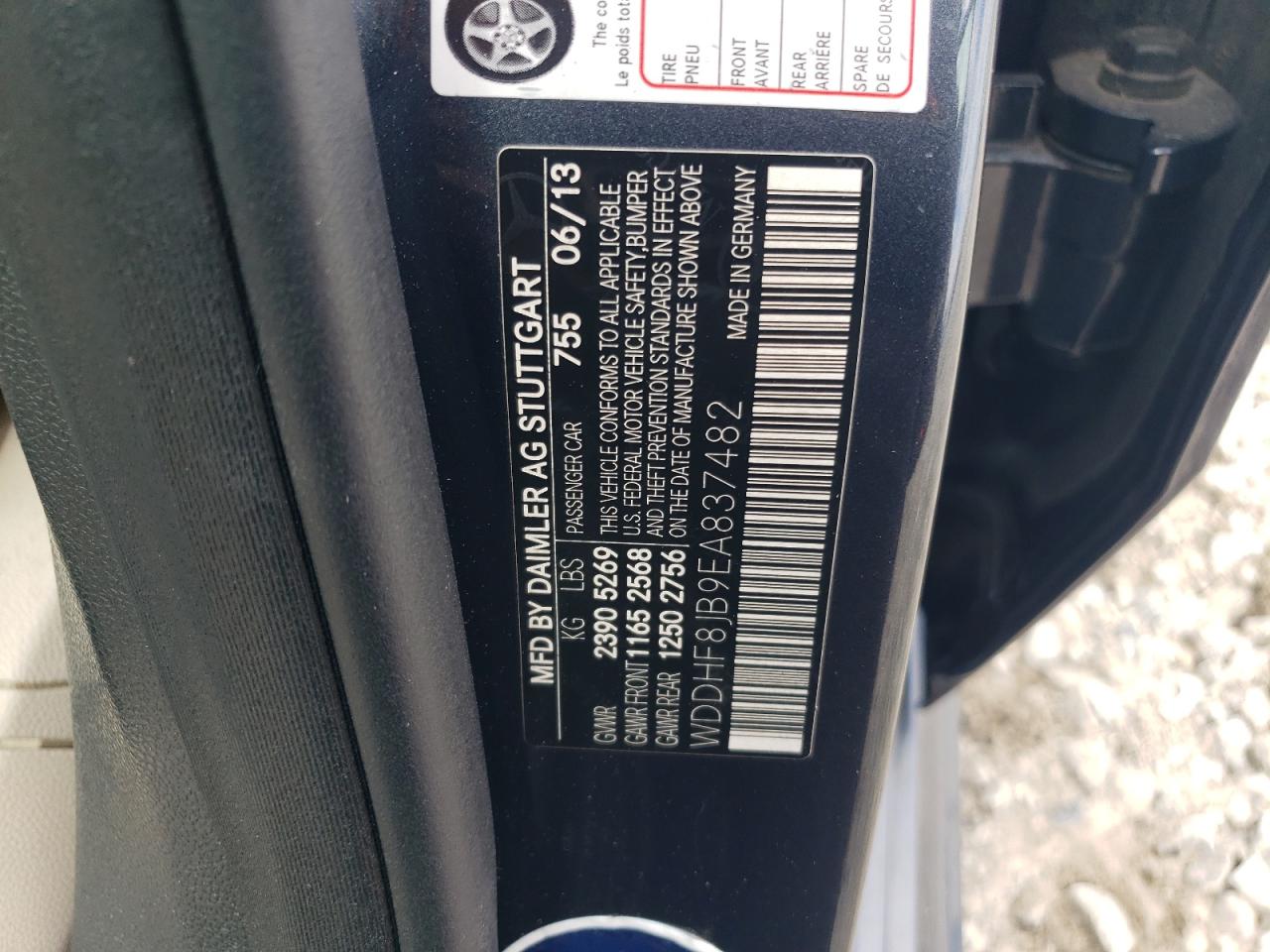 2014 Mercedes-Benz E 350 4Matic VIN: WDDHF8JB9EA837482 Lot: 56314195